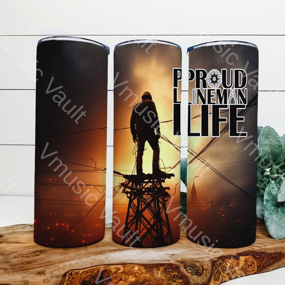 20 oz lineman tumbler